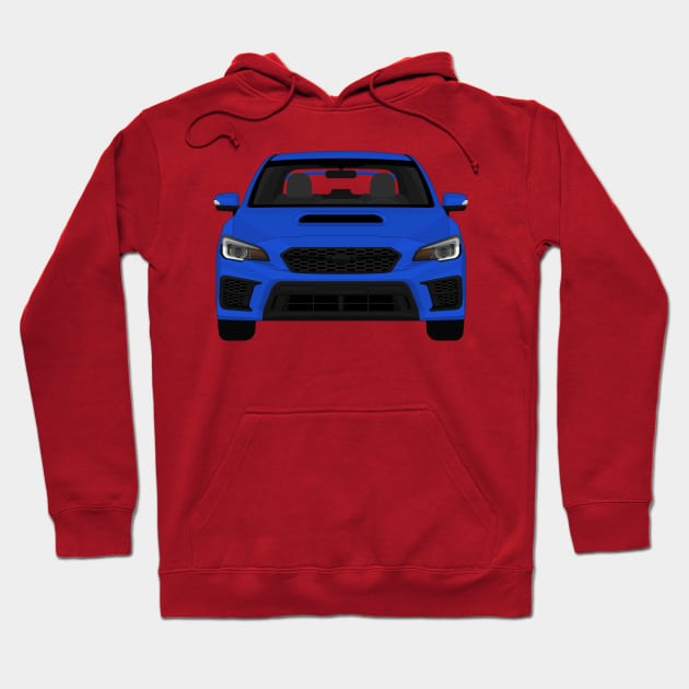 Wrx sti WR-Blue-Pearl Hoodie by VENZ0LIC